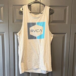 RVCA Gray and Blue Tank Top